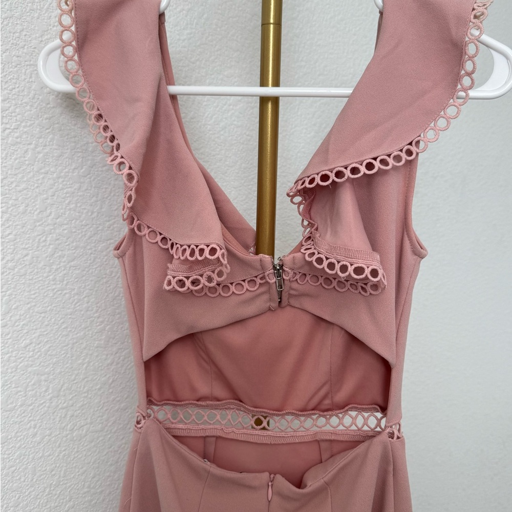 Mauve Ruffle Dress - Picture 2 of 2